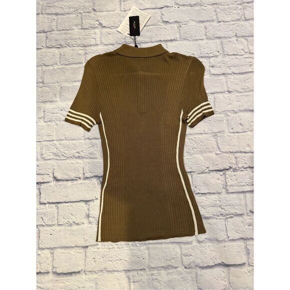 Rag & Bone Peyton Polo, Deep Olive size medium new with tag - Picture 4 of 9